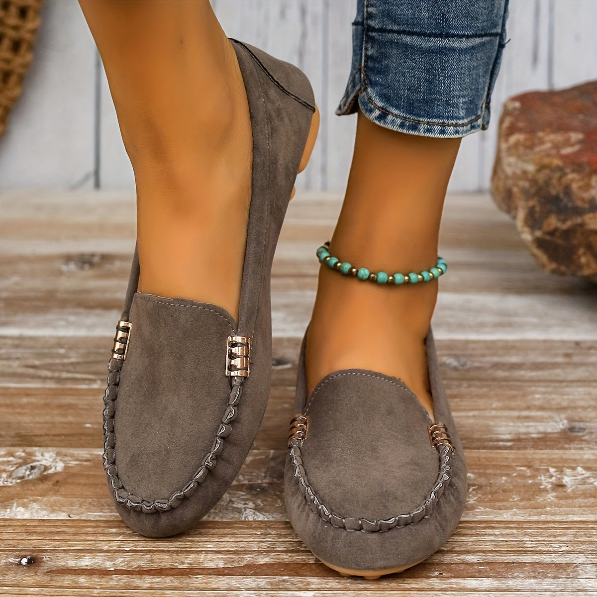 Slip-On Moccasin Loafers for Women – Effortless Comfort & Chic Style