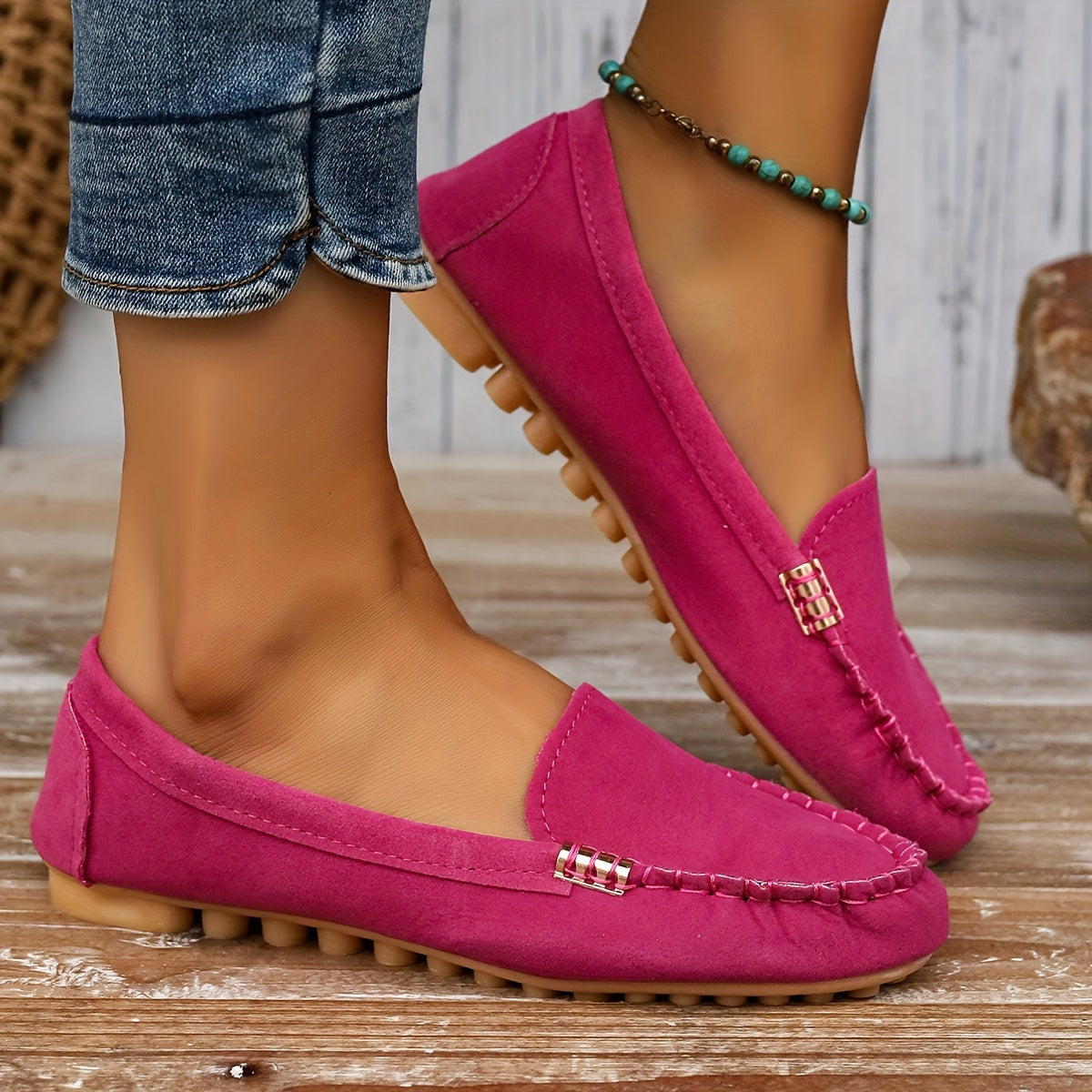 Slip-On Moccasin Loafers for Women – Effortless Comfort & Chic Style