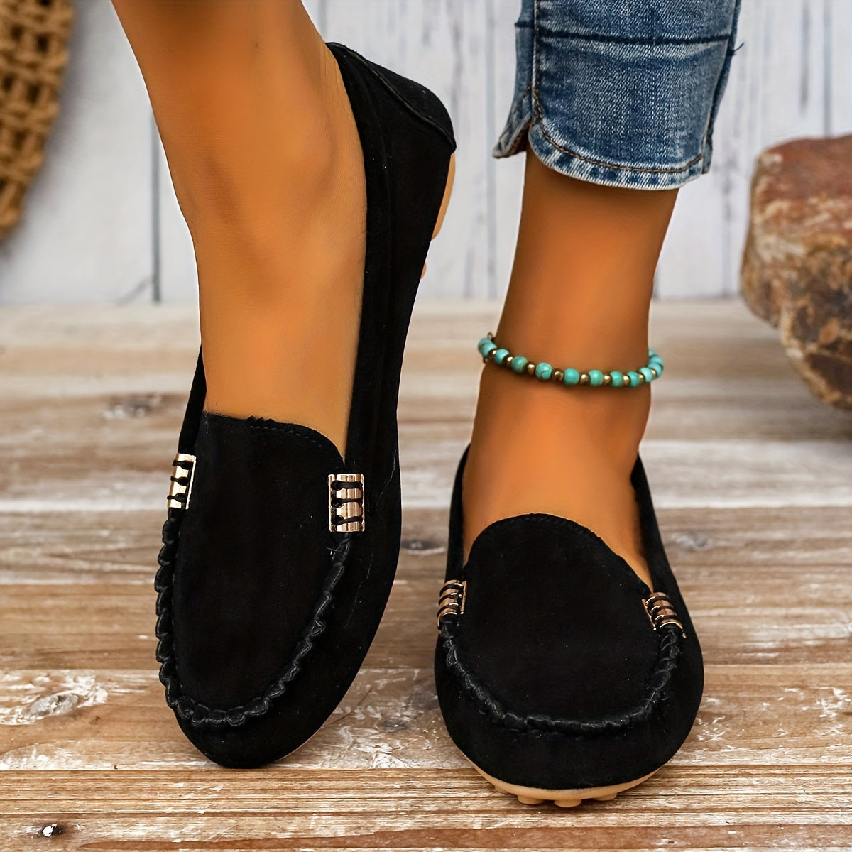 Slip-On Moccasin Loafers for Women – Effortless Comfort & Chic Style