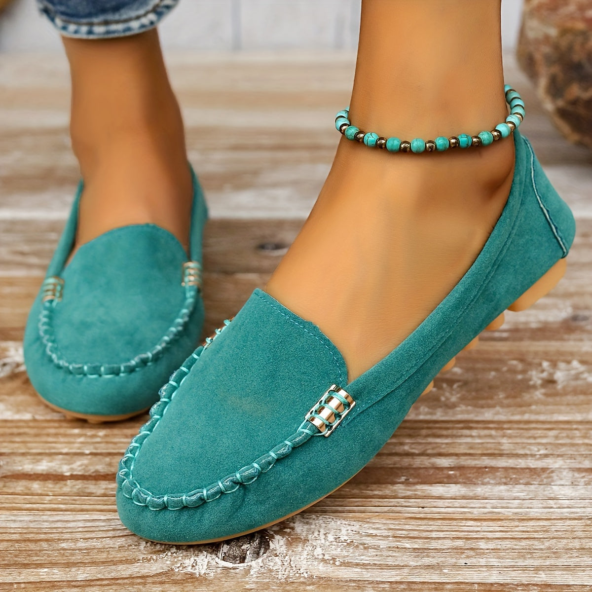 Slip-On Moccasin Loafers for Women – Effortless Comfort & Chic Style