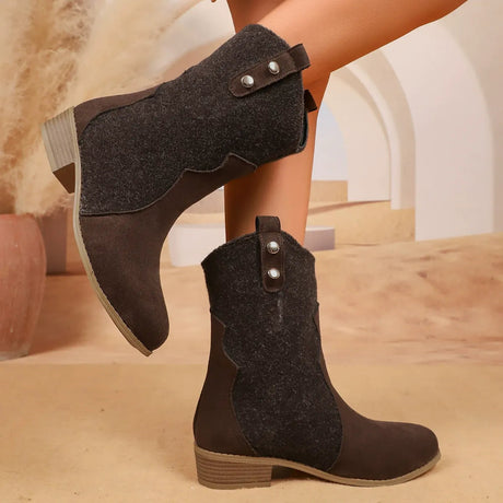 Slouch Mid-Calf Boots for Women – Chic & Comfortable Style