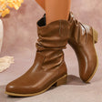 Slouch Mid-Calf Boots for Women – Chic & Comfortable Style