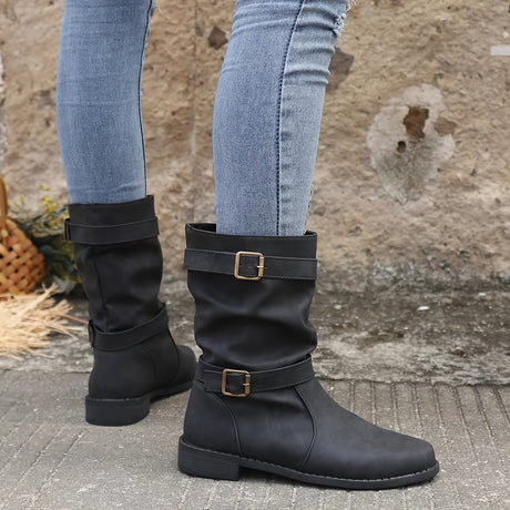 Slouchy Western Ankle Boots for Women – Effortlessly Stylish & Comfortable