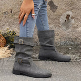 Slouchy Western Ankle Boots for Women – Effortlessly Stylish & Comfortable