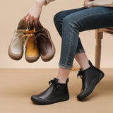 Soft Ankle Boots for Women – Retro Style & Comfortable Fit