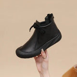 Soft Ankle Boots for Women – Retro Style & Comfortable Fit
