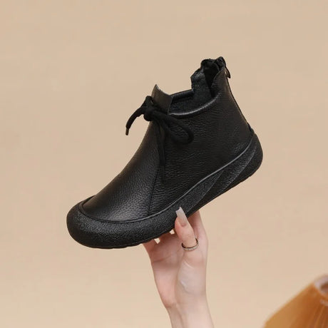 Soft Ankle Boots for Women – Retro Style & Comfortable Fit