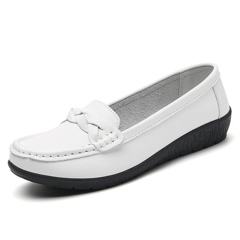 Soft Leather Penny Loafers for Women – Stylish & Comfortable Slip-Ons