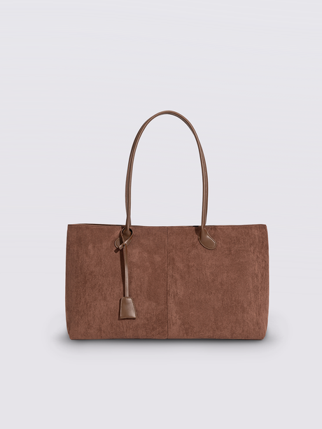 Soft Suede Tote Bag for Women – Spacious & Stylish Design