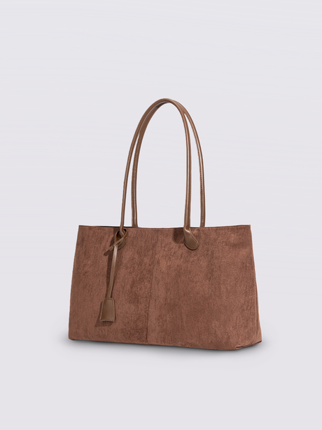 Soft Suede Tote Bag for Women – Spacious & Stylish Design