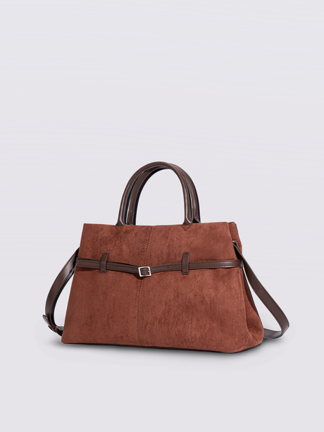 Soft Suede Tote Bag for Women – Stylish & Spacious Design