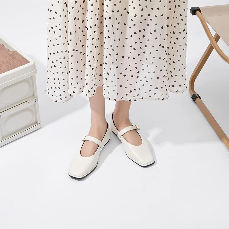 Square Toe Ballet Flats for Women – Stylish & Comfortable Everyday Wear