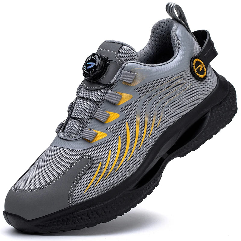 Steel Toe Safety Shoes for Men – Comfortable & Non-Slip Work Design