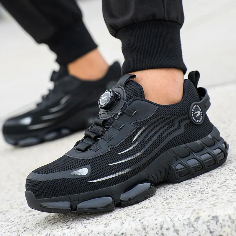 Steel Toe Safety Shoes for Men – Comfortable & Non-Slip Work Design
