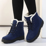 Stylish Short Ankle Boots for Women – Cozy & Warm for Winter