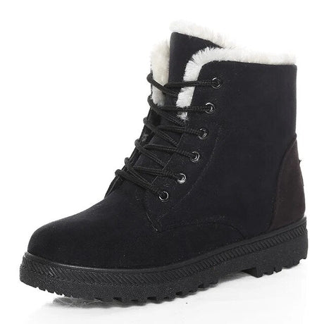 Stylish Short Ankle Boots for Women – Cozy & Warm for Winter
