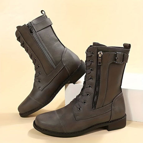 Stylish Side Zip Boots for Women – Comfortable & Versatile Footwear