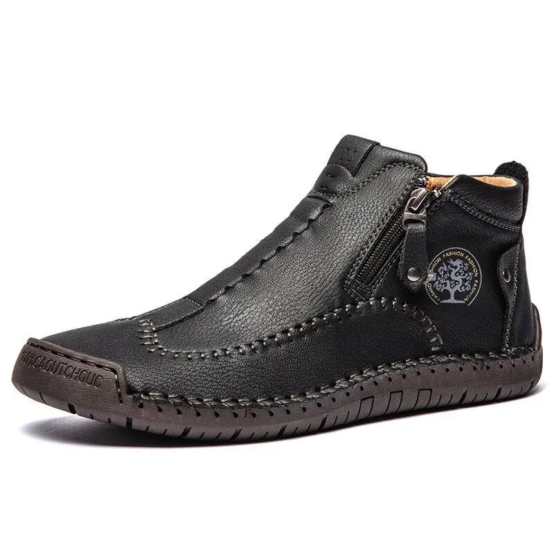 Stylish Black Ankle Boots for Men – Comfortable & Versatile 4