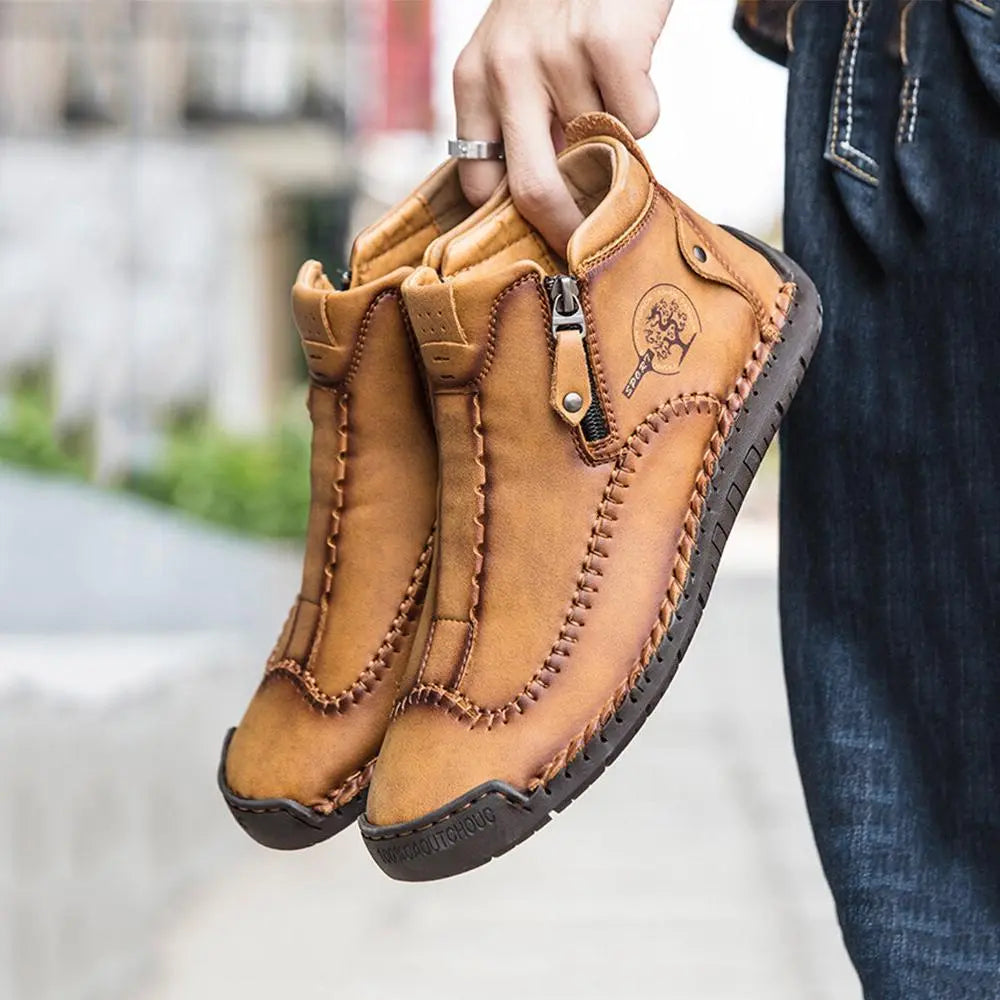 Stylish Black Ankle Boots for Men – Comfortable & Versatile 8