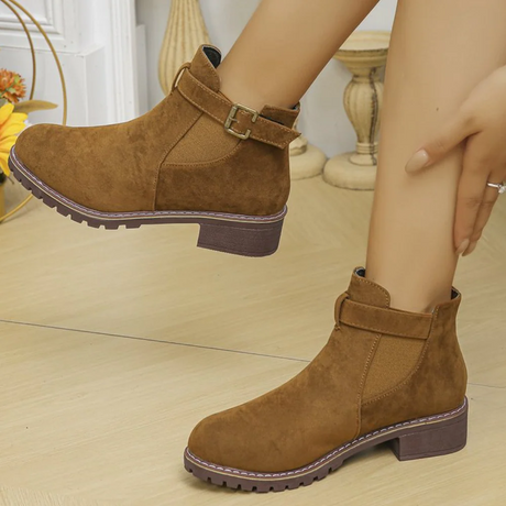 Suede Ankle Boots for Women – Stylish & Comfortable