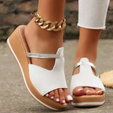 Suede Wedge Sandals for Women – Chic & Comfortable