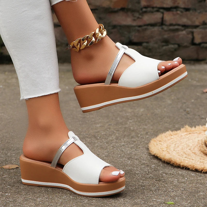 Suede Wedge Sandals for Women – Chic & Comfortable