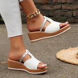 Suede Wedge Sandals for Women – Chic & Comfortable