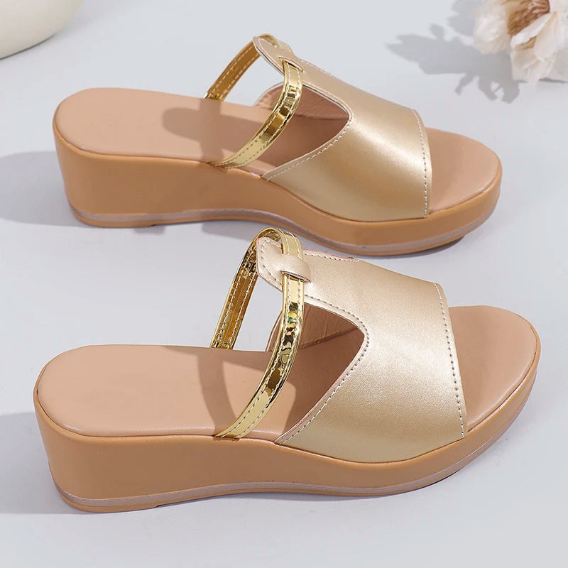 Suede Wedge Sandals for Women – Chic & Comfortable