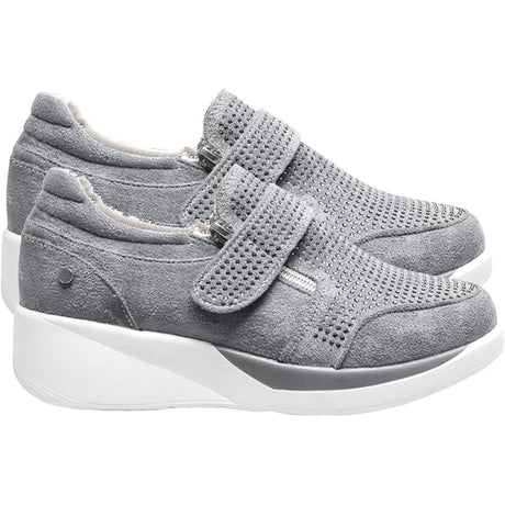 Suede Wedge Sneakers for Women – Stylish Elevation & Comfortable Fit