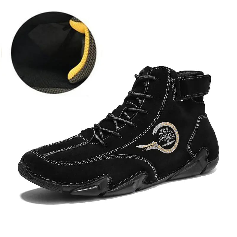 Suede Ankle Boots for Men – Warm & Stylish Comfort 4