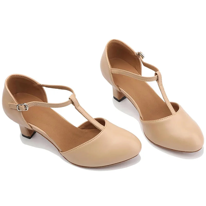 T-Strap Dance Shoes for Women – Stylish & Comfortable for Social Dancing
