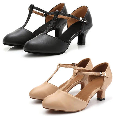 T-Strap Dance Shoes for Women – Stylish & Comfortable for Social Dancing