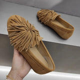 Tassel Black Loafers for Women – Stylish & Comfortable Slip-On Flats
