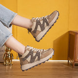 Thick-Sole Sports Shoes for Women – Warm & Stylish for Winter 2