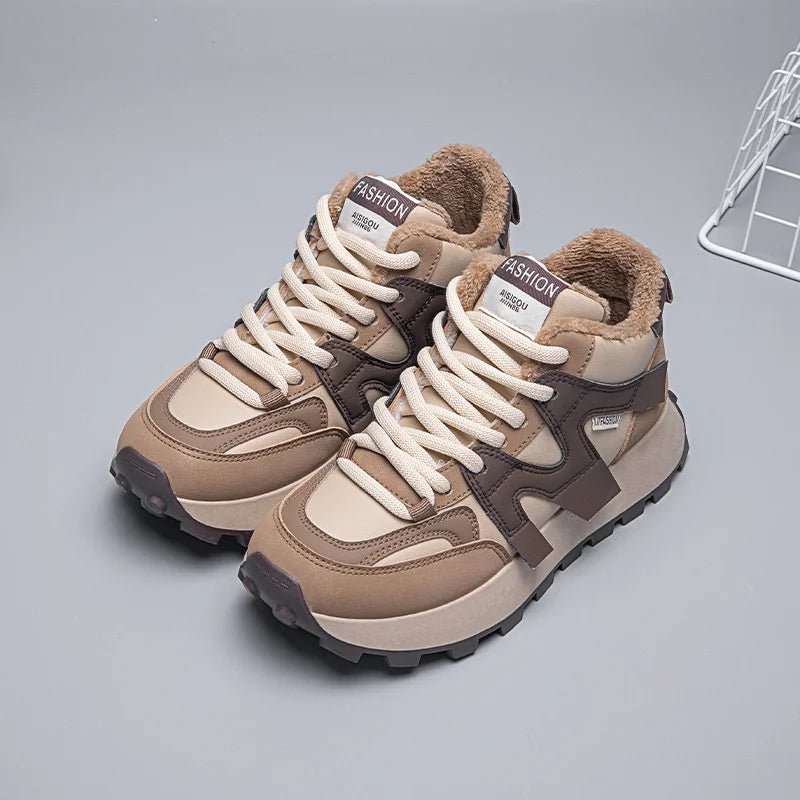Thick-Sole Sports Shoes for Women – Warm & Stylish for Winter 5