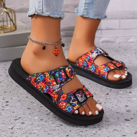 Thick-Soled Colorful Slippers for Women – Lightweight & Comfortable