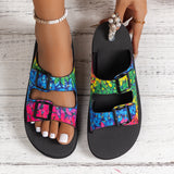 Thick-Soled Colorful Slippers for Women – Lightweight & Comfortable