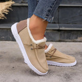 Thick Velvet Winter Shoes for Women – Cozy & Stylish