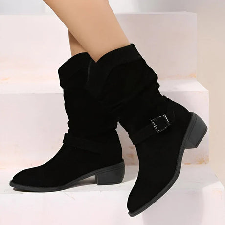 Velvet Ankle Boots for Women – Stylish & Comfortable