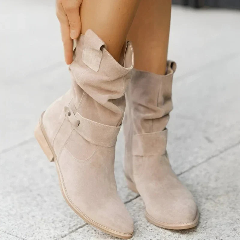 Velvet Ankle Boots for Women – Stylish & Comfortable