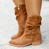 Velvet Ankle Boots for Women – Stylish & Comfortable
