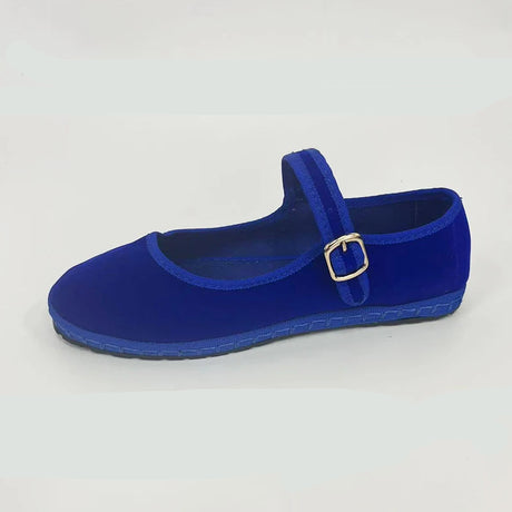 Velvet Mary Jane Flats for Women – Stylish & Comfortable Black Ballet Shoes