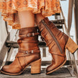 Vintage Mid-Calf Boots for Women – Chic & Comfortable Style