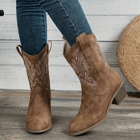 Vintage Western Cowboy Boots for Women – Stylish & Comfortable