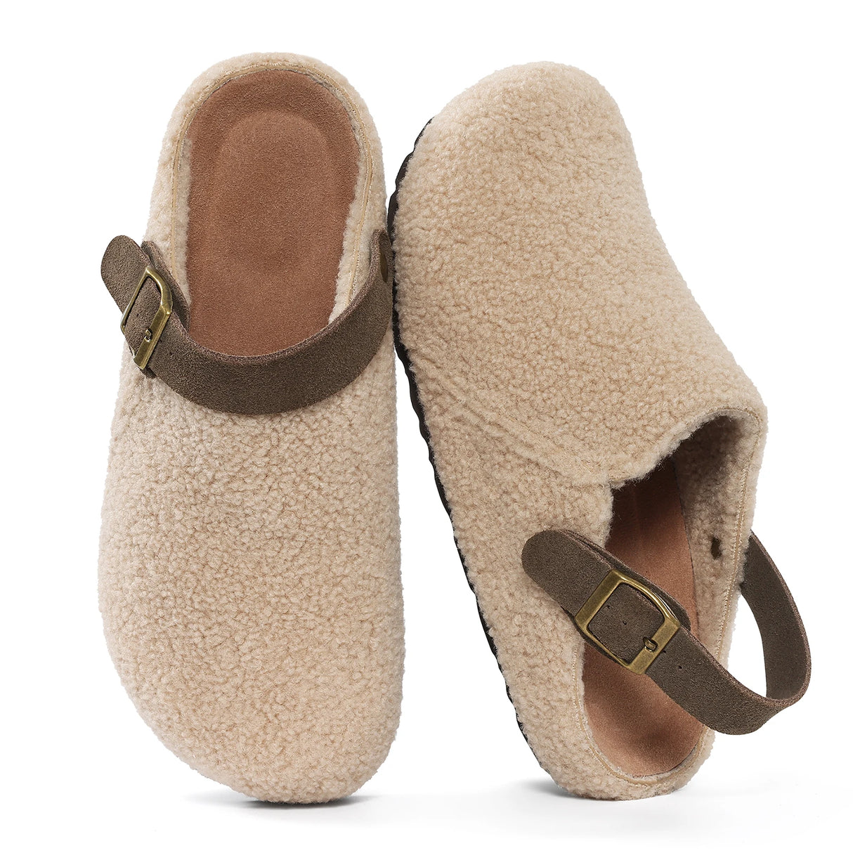 Warm Fleece Mules for Women – Cozy & Comfortable