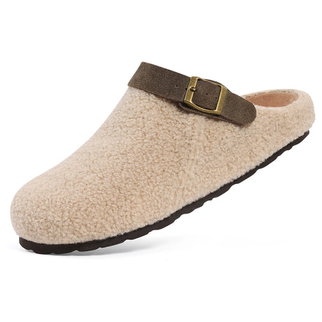 Warm Fleece Mules for Women – Cozy & Comfortable