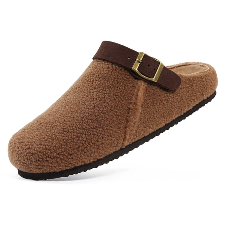 Warm Fleece Mules for Women – Cozy & Comfortable