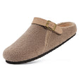 Warm Fleece Mules for Women – Cozy & Comfortable