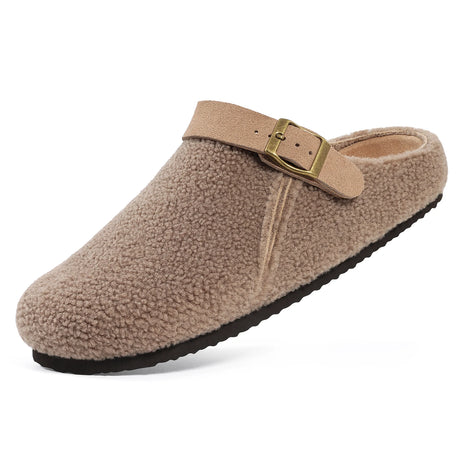 Warm Fleece Mules for Women – Cozy & Comfortable