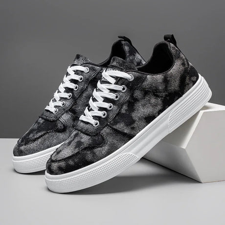 Washed Denim Sneakers for Men – Rugged Style & All-Day Comfort